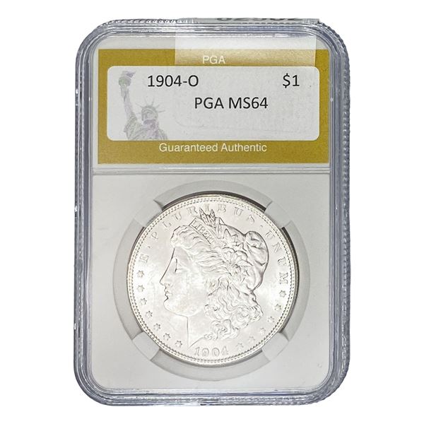 1904-O Morgan Silver Dollar PGA MS64