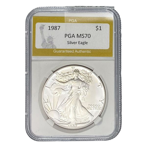 1987 Silver Eagle PGA MS70