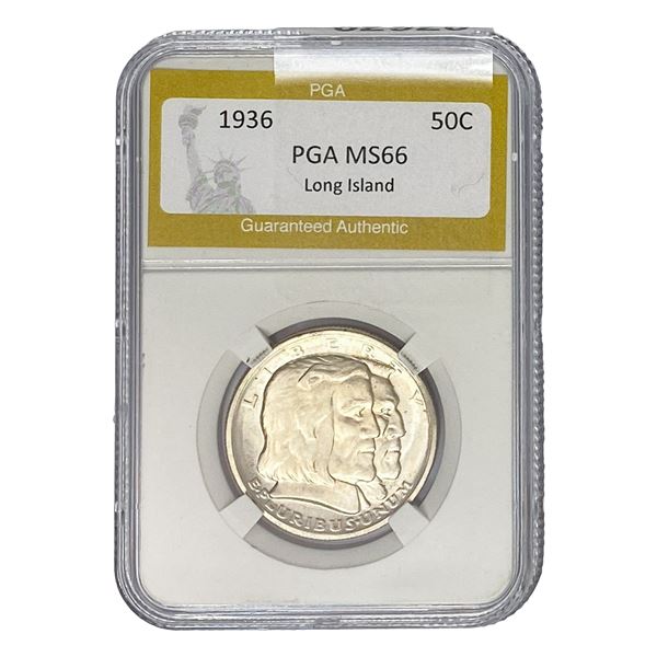 1936 Long Island Half Dollar PGA MS66