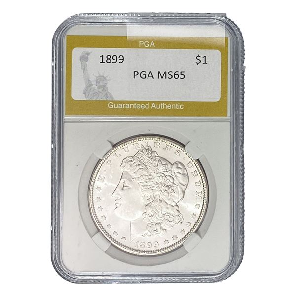 1899 Morgan Silver Dollar PGA MS65