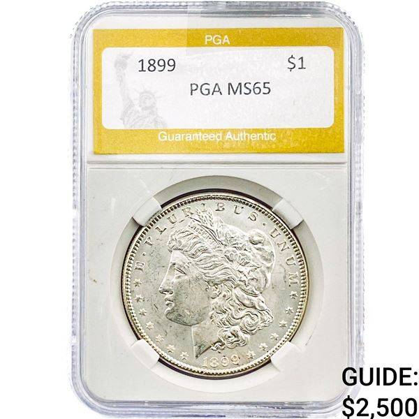 1899 Morgan Silver Dollar PGA MS65