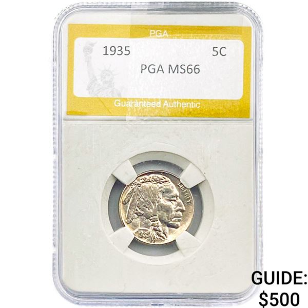 1935 Buffalo Nickel PGA MS66