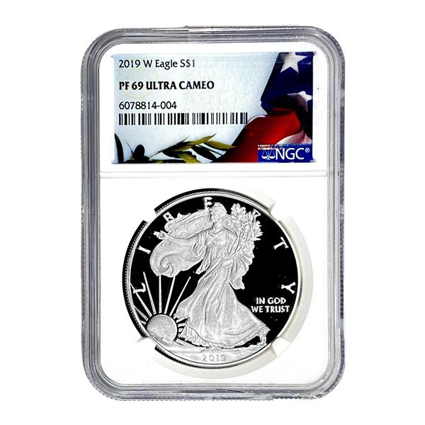 2019 Silver Eagle NGC PF69 Ultra Cameo