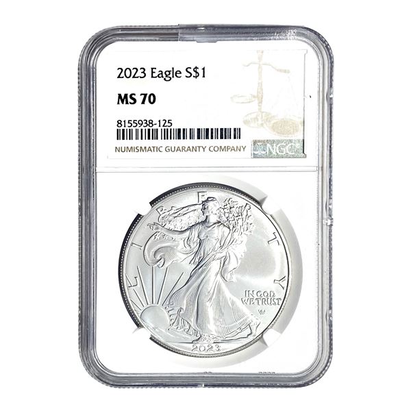 2023 Silver Eagle NGC MS70