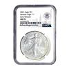 Image 1 : 2021 Silver Eagle NGC MS70 Heraldic Eagle T-1