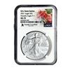 Image 1 : 2021 Silver Eagle NGC MS70 Heraldic Eagle T-1