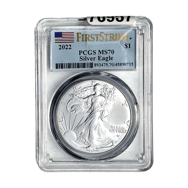 2022 Silver Eagle PCGS MS70