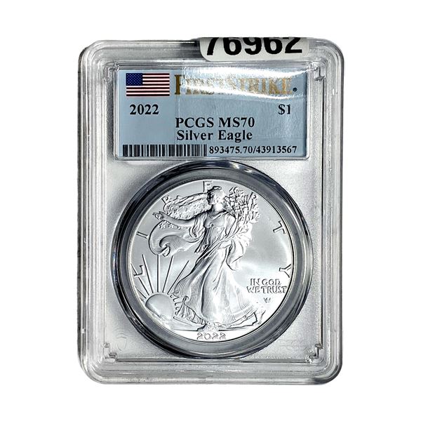 2022 Silver Eagle PCGS MS70