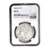 Image 1 : 1883-CC Morgan Silver Dollar NGC MS62