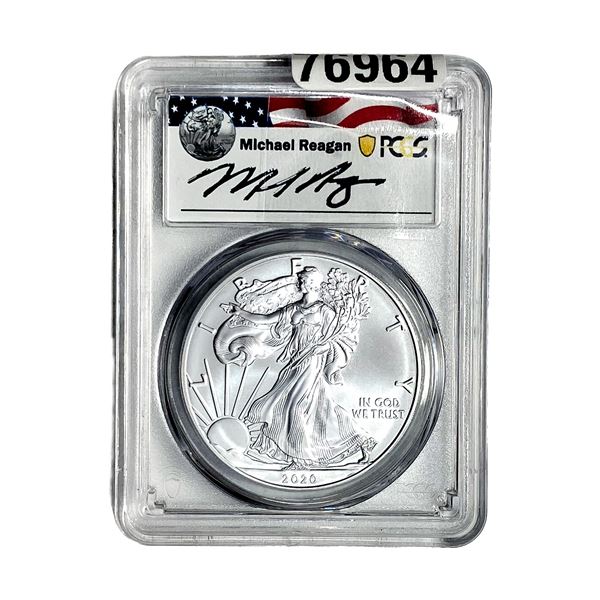 2020-[S] Silver Eagle PCGS MS70 Emergancy Issue