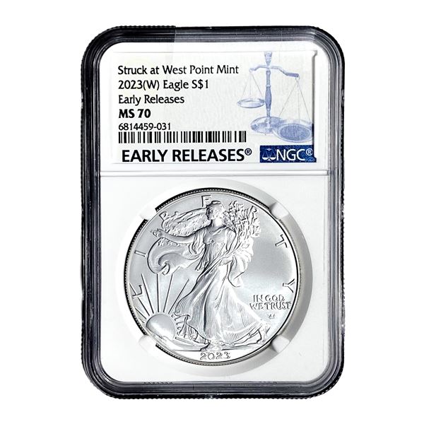 2023[W] Silver Eagle NGC MS70 Early Releases