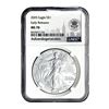 Image 1 : 2025 Silver Eagle NGC MS70 Early Releases