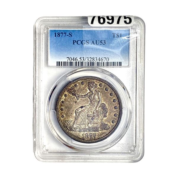 1877-S Silver Trade Dollar PCGS AU53