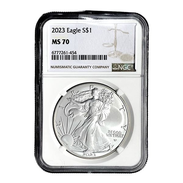 2023 Silver Eagle NGC MS70