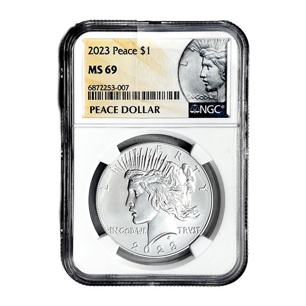 2023 Silver Peace Dollar NGC MS69