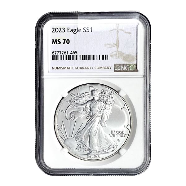 2023 Silver Eagle NGC MS70