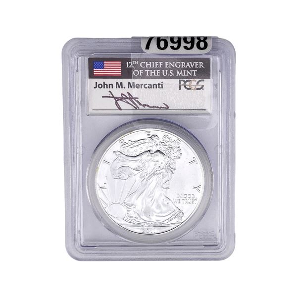 2011 Silver Eagle PCGS MS70 25th Anniversary
