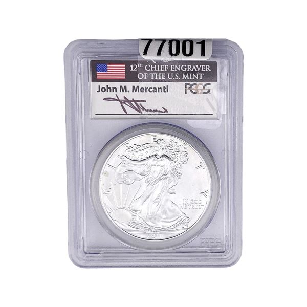 2011-W Silver Eagle PCGS MS70 25th Anniversary