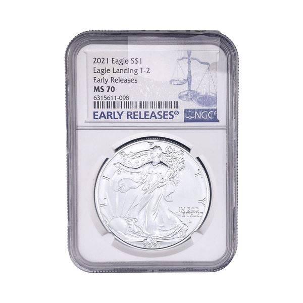 2021 Silver Eagle NGC MS70