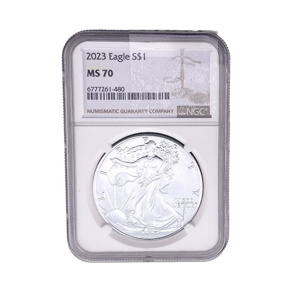 2023 Silver Eagle NGC MS70
