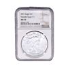 Image 1 : 2021 Silver Eagle NGC MS70 Heraldic Eagle T-1