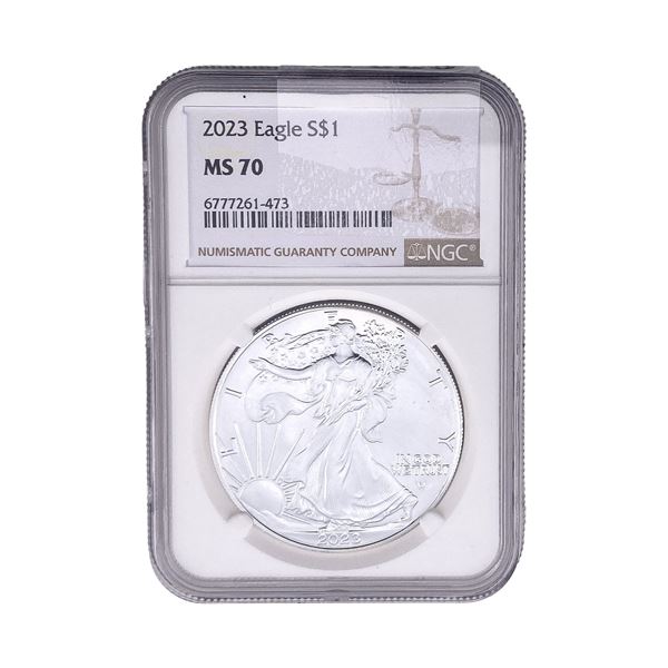 2023 Silver Eagle NGC MS70
