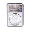 Image 1 : 2018 Silver Eagle NGC MS70 First Day of Issue