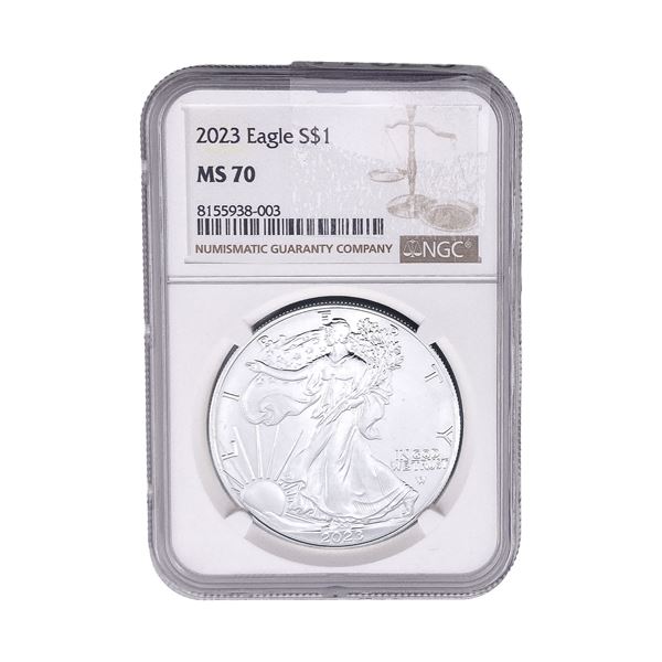 2023 Silver Eagle NGC MS70