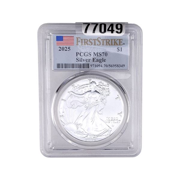 2025 Silver Eagle PCGS MS70