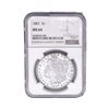 Image 1 : 1887 Morgan Silver Dollar NGC MS64
