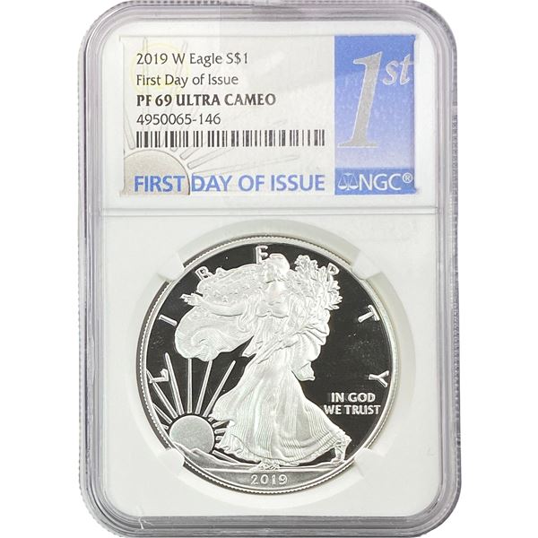 2019-W Silver Eagle NGC PF69 Cameo