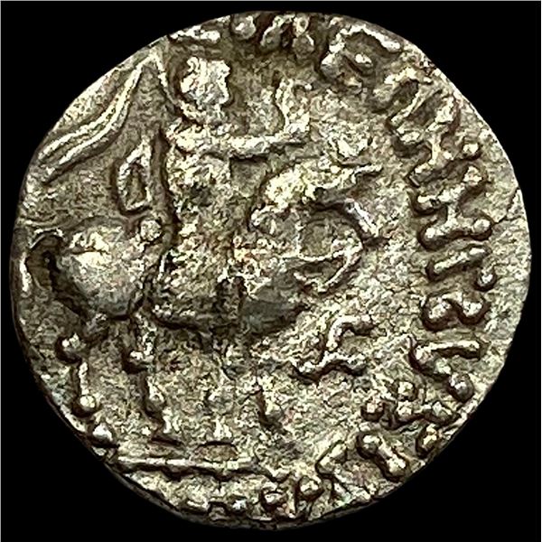 Indo-Scythian 58-12 BC Silver Drachm NEARLY UNCIRCULATED