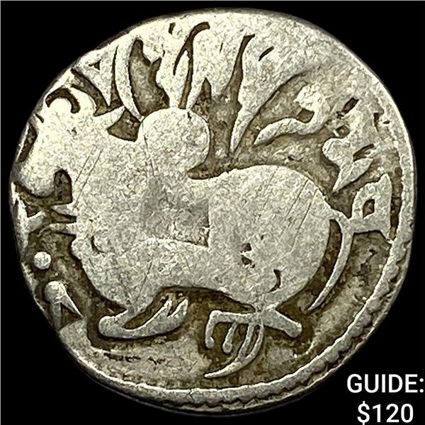 700-1000 AD  India Rajput Silver Jital NEARLY UNCIRCULATED