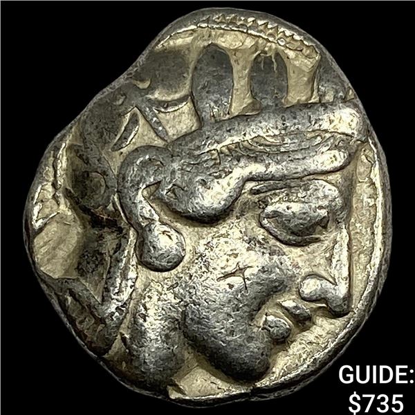 Attira, Athens Silver Tetradrachm NEARLY UNCIRCULATED