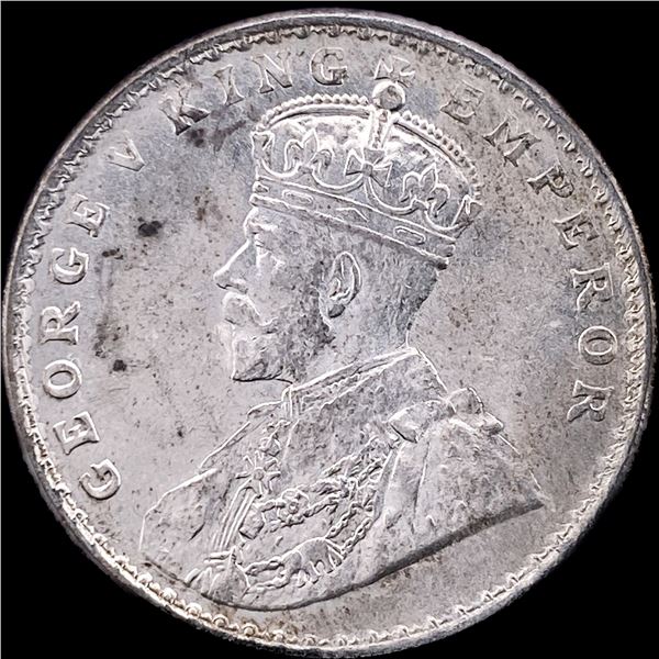 1917 British-India Silver Rupee UNCIRCULATED