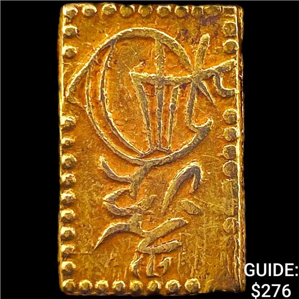 1868-1869 Japan Gold 2 Bu .048 AGW CLOSELY UNCIRCULATED