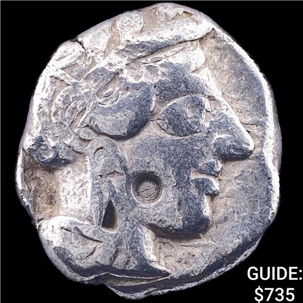 Attica Athens 393-294 AD Silver Tetradrachm NEARLY UNCIRCULATED