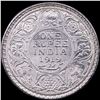 Image 2 : 1919 British-India Silver Rupee UNCIRCULATED