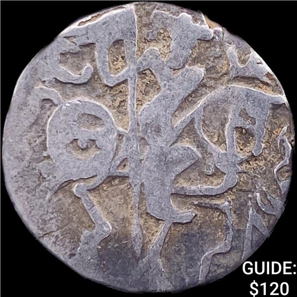 700-1000 AD India Rajput Silver Jital NEARLY UNCIRCULATED