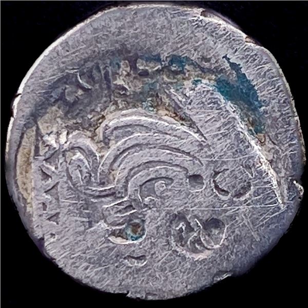 278-295 AD India Western Satraps Silver Drachm NEARLY UNCIRCULATED
