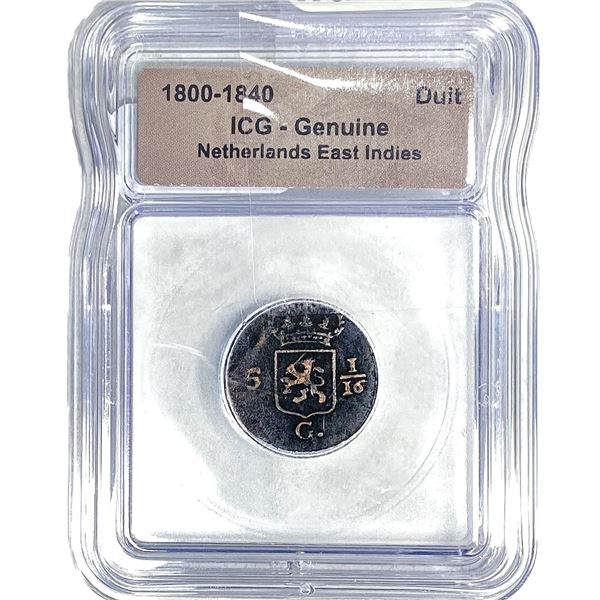 Netherlands East Indies Duit ICG Genuine