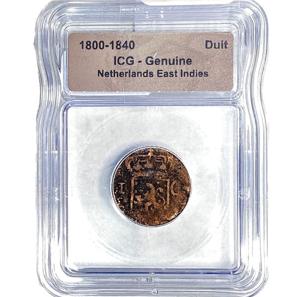 Netherlands East Indies Duit ICG Genuine
