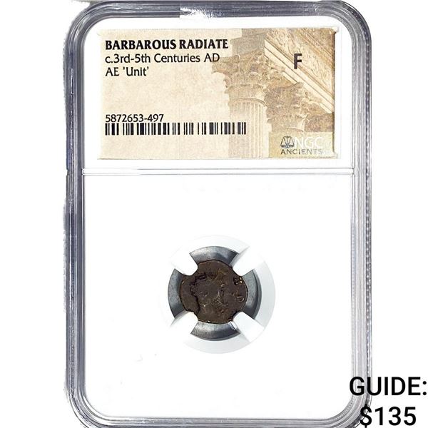 Barbarous Radiate c.3rd-5th Centuries AD AE'Unit' NGC F
