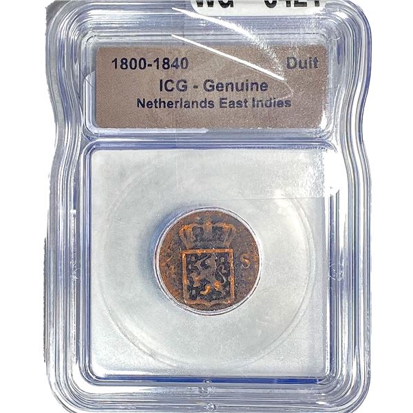 Netherlands East Indies Duit ICG Genuine
