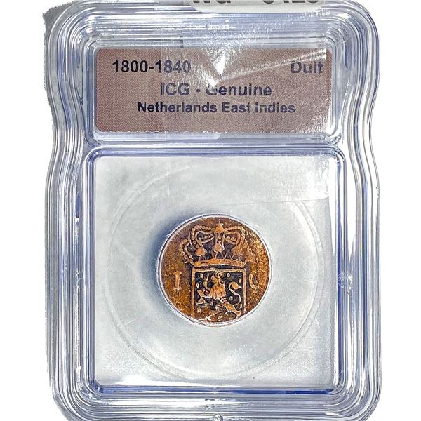 Netherlands East Indies Duit ICG Genuine
