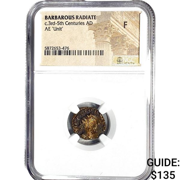 Barbarous Radiate c.3rd-5th Centuries AD AE'Unit' NGC F