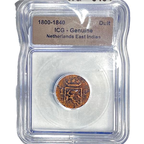 Netherlands East Indies Duit ICG Genuine