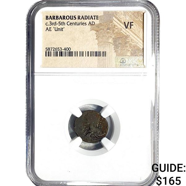 Barbarous Radiate c.3rd-5th Centuries AD AE'Unit' NGC VF