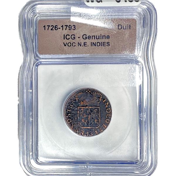 VOC N.E. INDIES Duit ICG Genuine