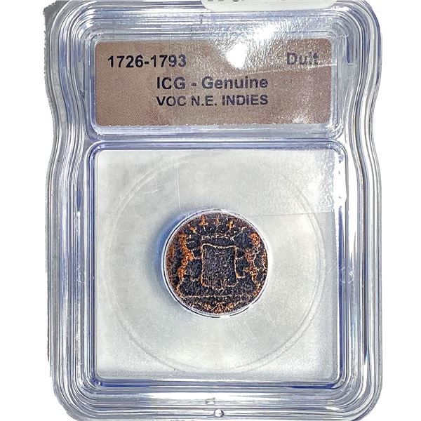 VOC N.E. INDIES Duit ICG Genuine